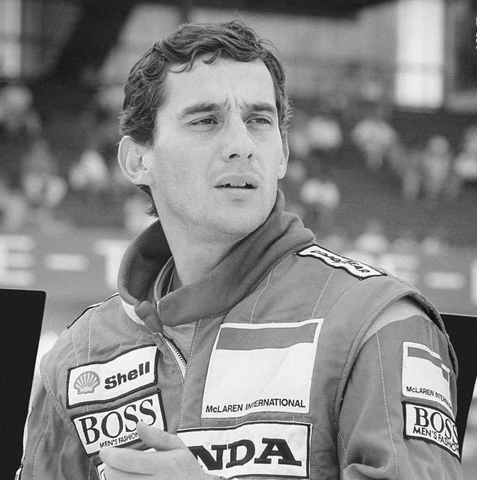 Retrato de Ayrton Senna