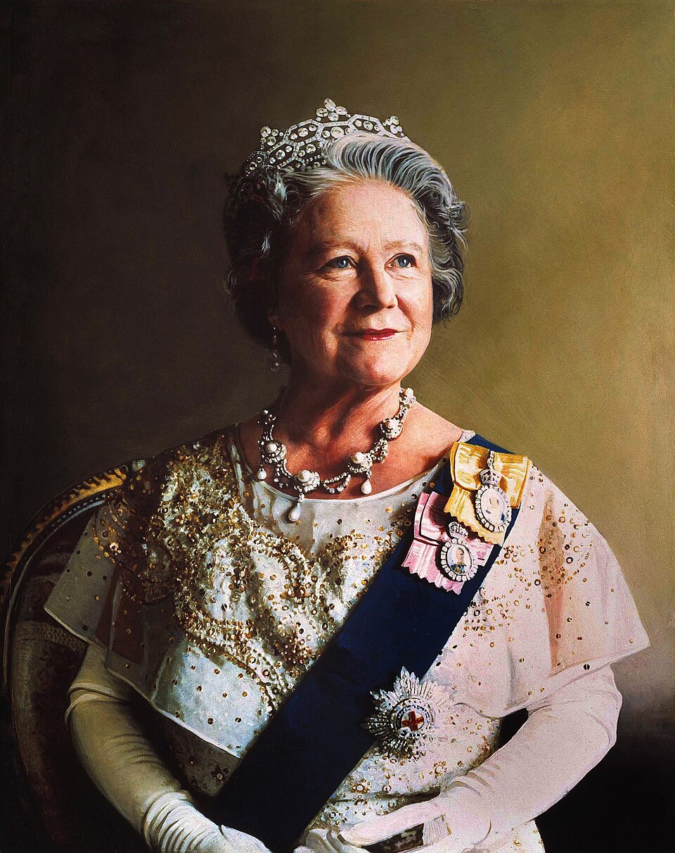 Retrato de Elizabeth Bowes-Lyon
