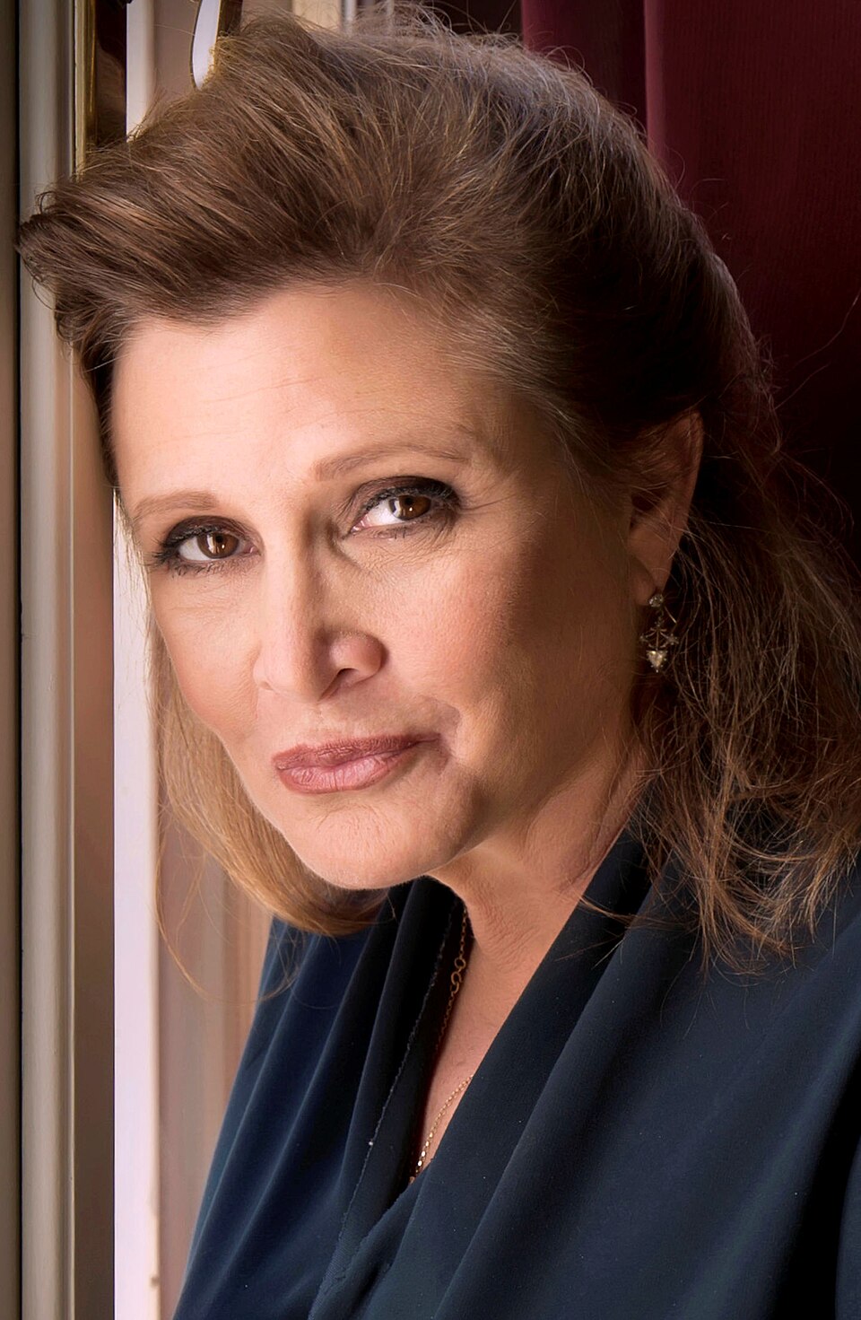 Retrato de Carrie Fisher