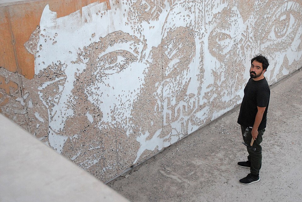 Retrato de Vhils