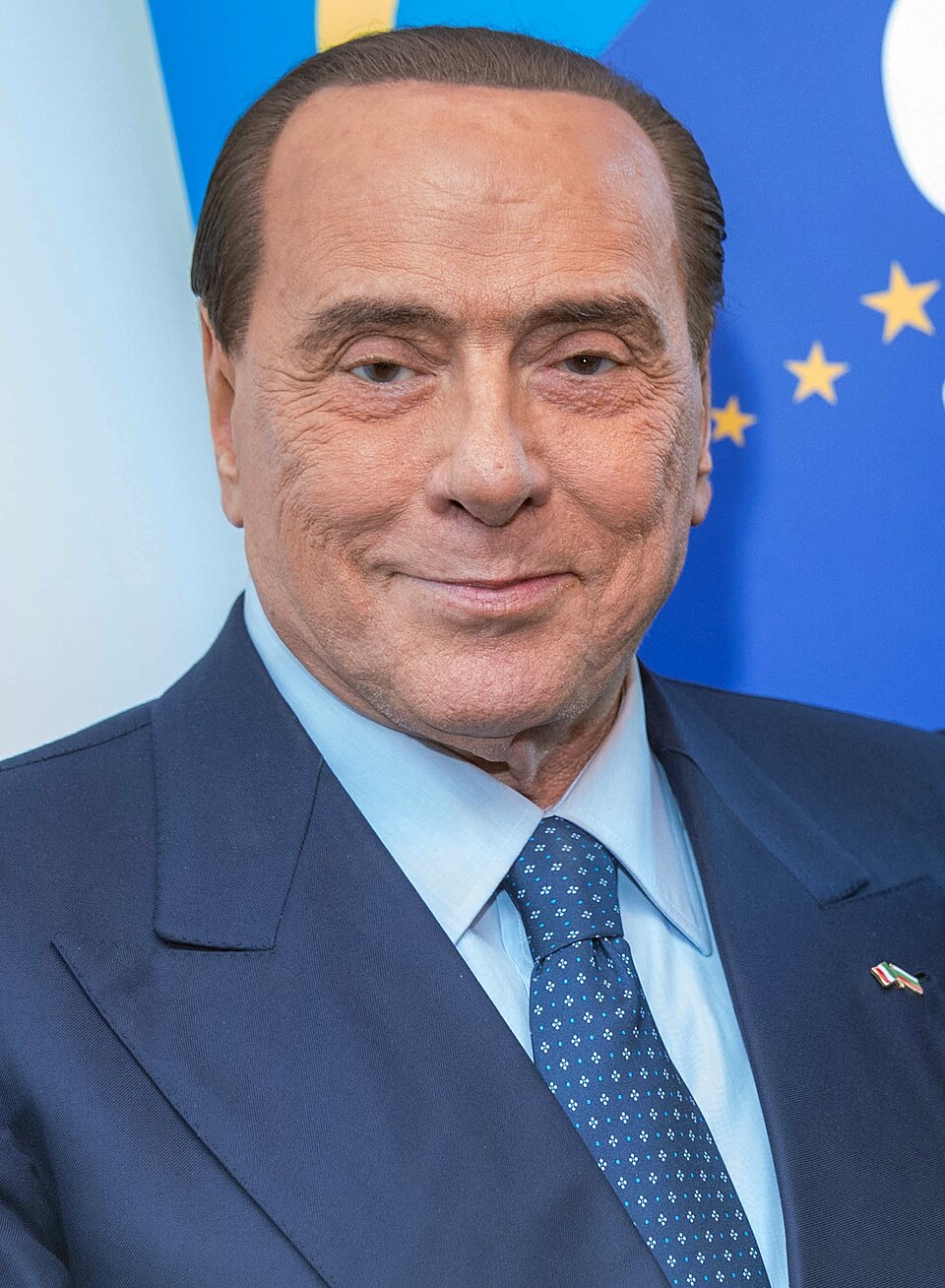 Retrato de Silvio Berlusconi