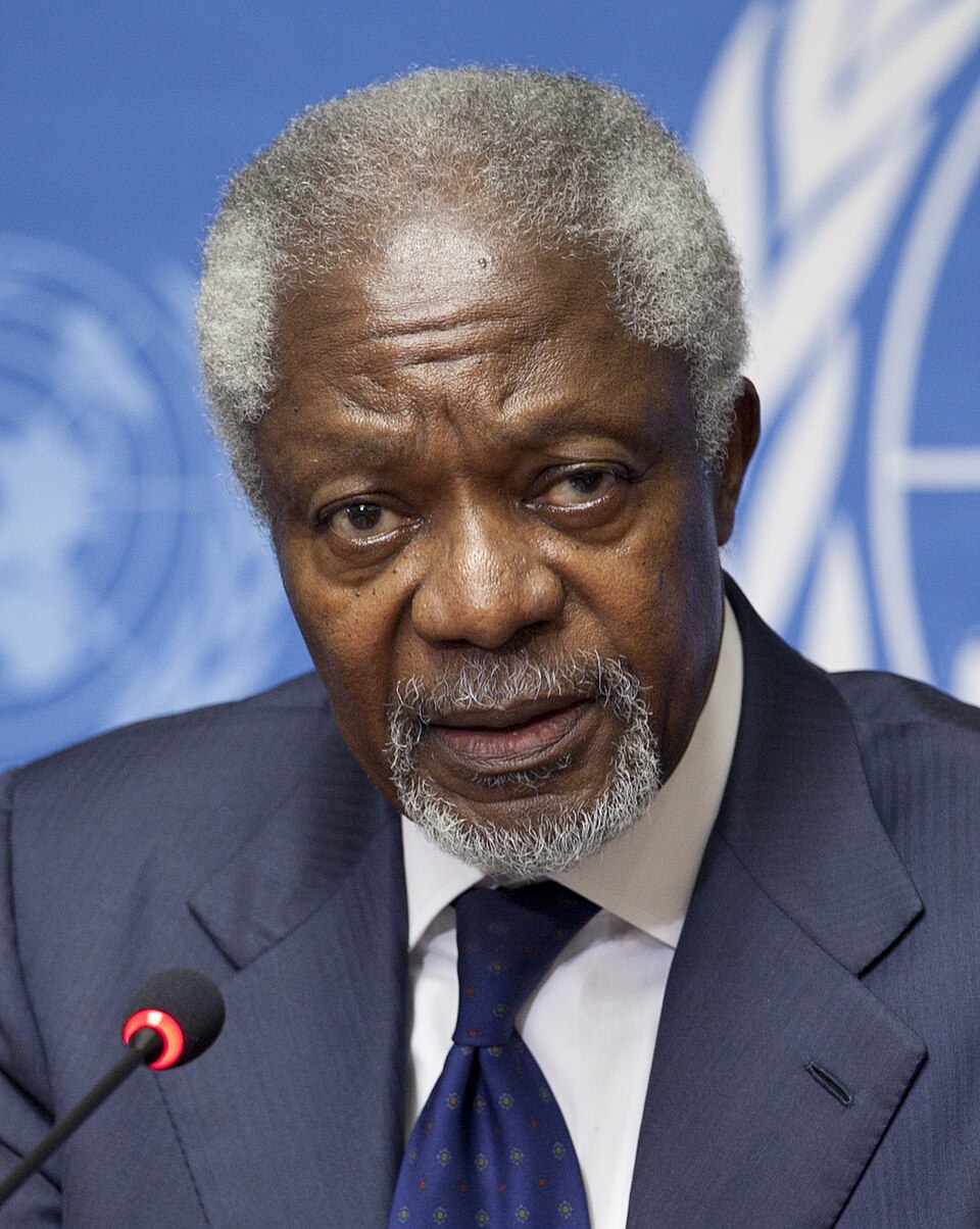 Retrato de Kofi Annan