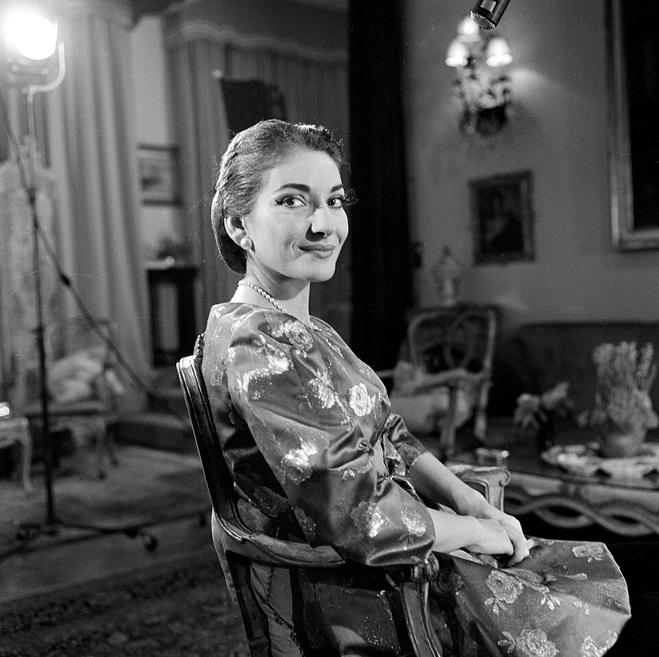 Retrato de Maria Callas