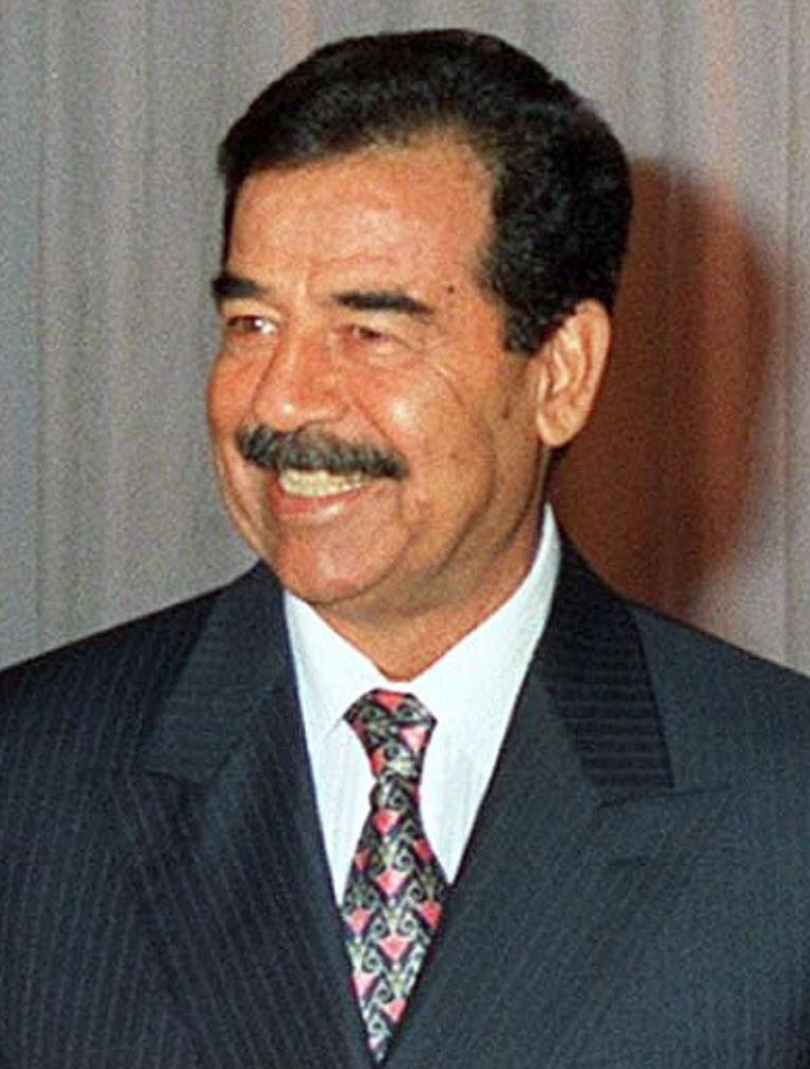 Retrato de Saddam Hussein