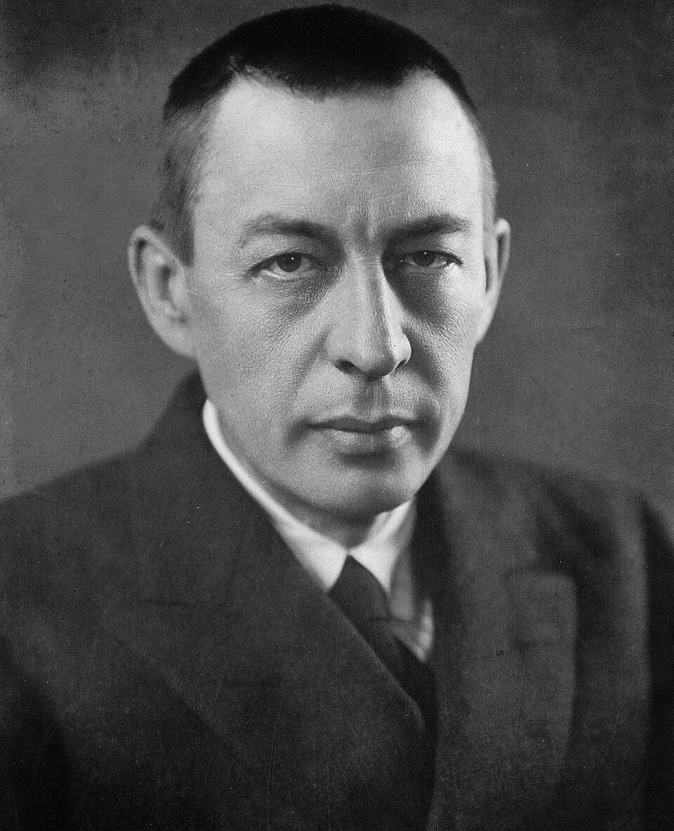 Retrato de Sergei Rachmaninoff