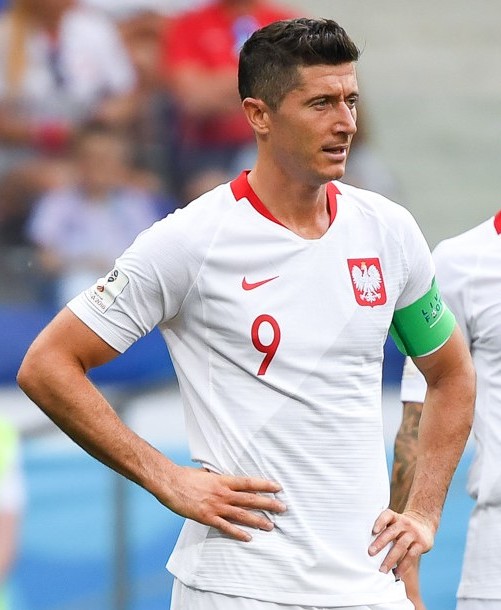 Retrato de Robert Lewandowski