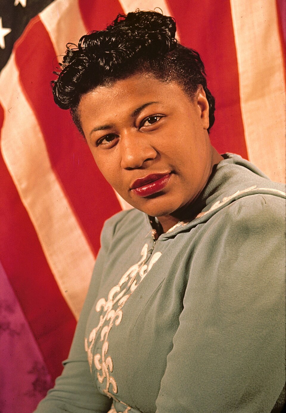 Fotografia de Ella Fitzgerald e Louis Armstrong