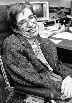 Retrato de Stephen Hawking