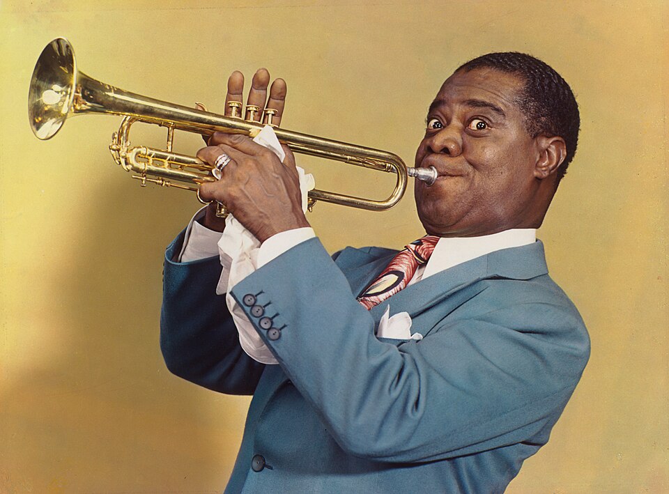 Retrato de Louis Armstrong