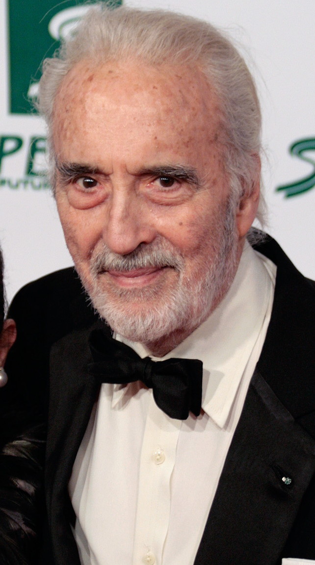 Retrato de Christopher Lee