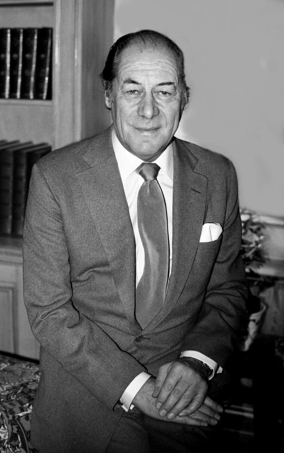 Retrato de Rex Harrison