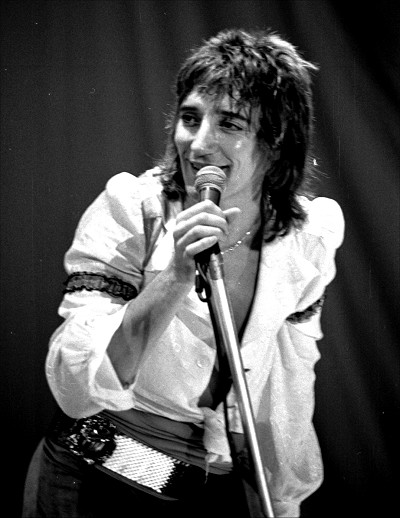 Retrato de Rod Stewart