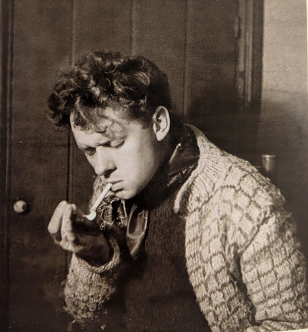 Retrato de Dylan Thomas