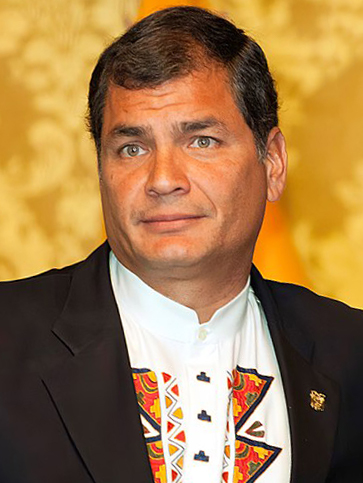 Retrato de Rafael Correa