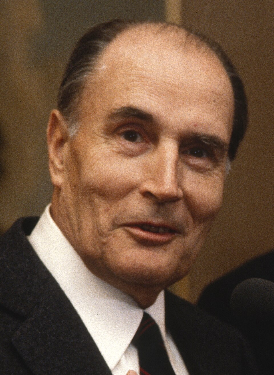 Retrato de François Mitterrand