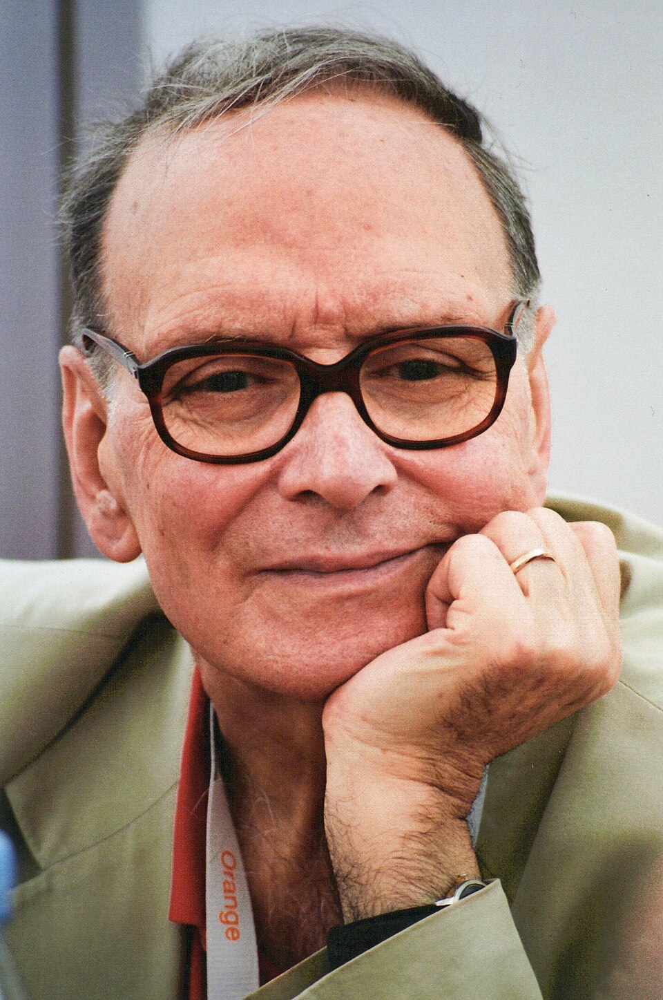 Retrato de Ennio Morricone