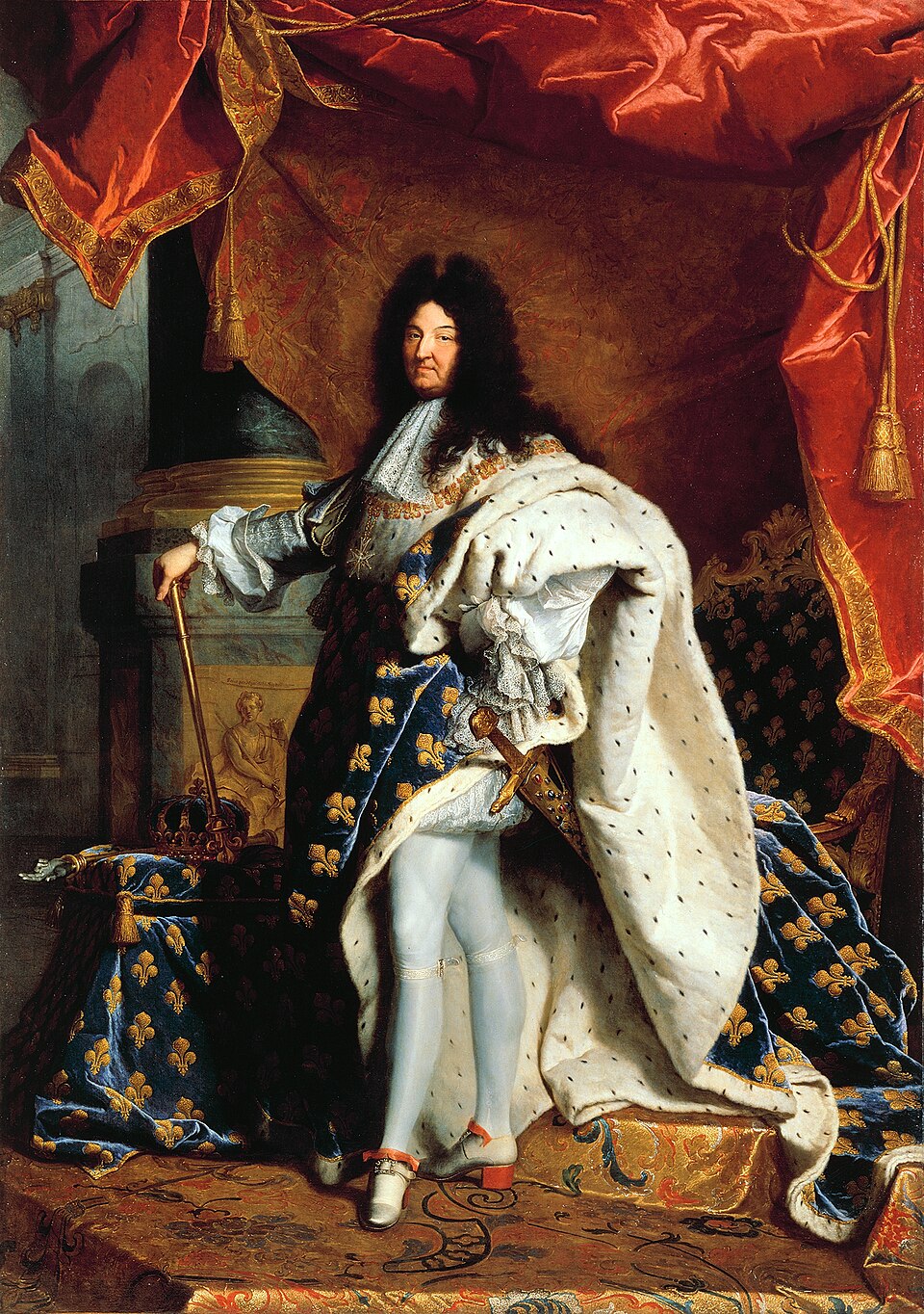 Retrato de A Morte de Luís XIV