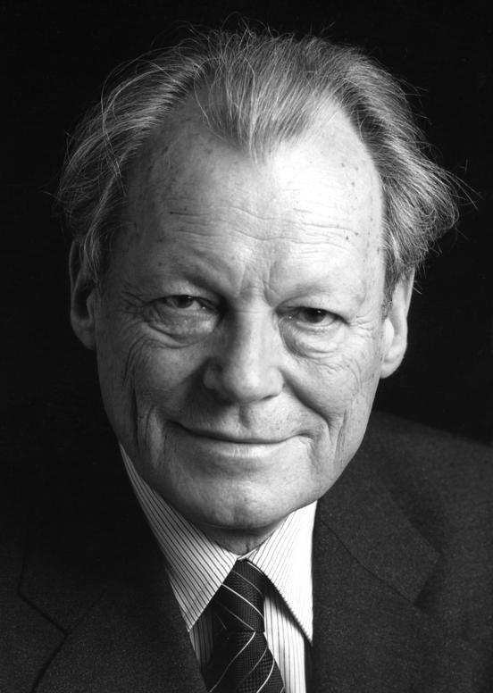 Retrato de Willy Brandt