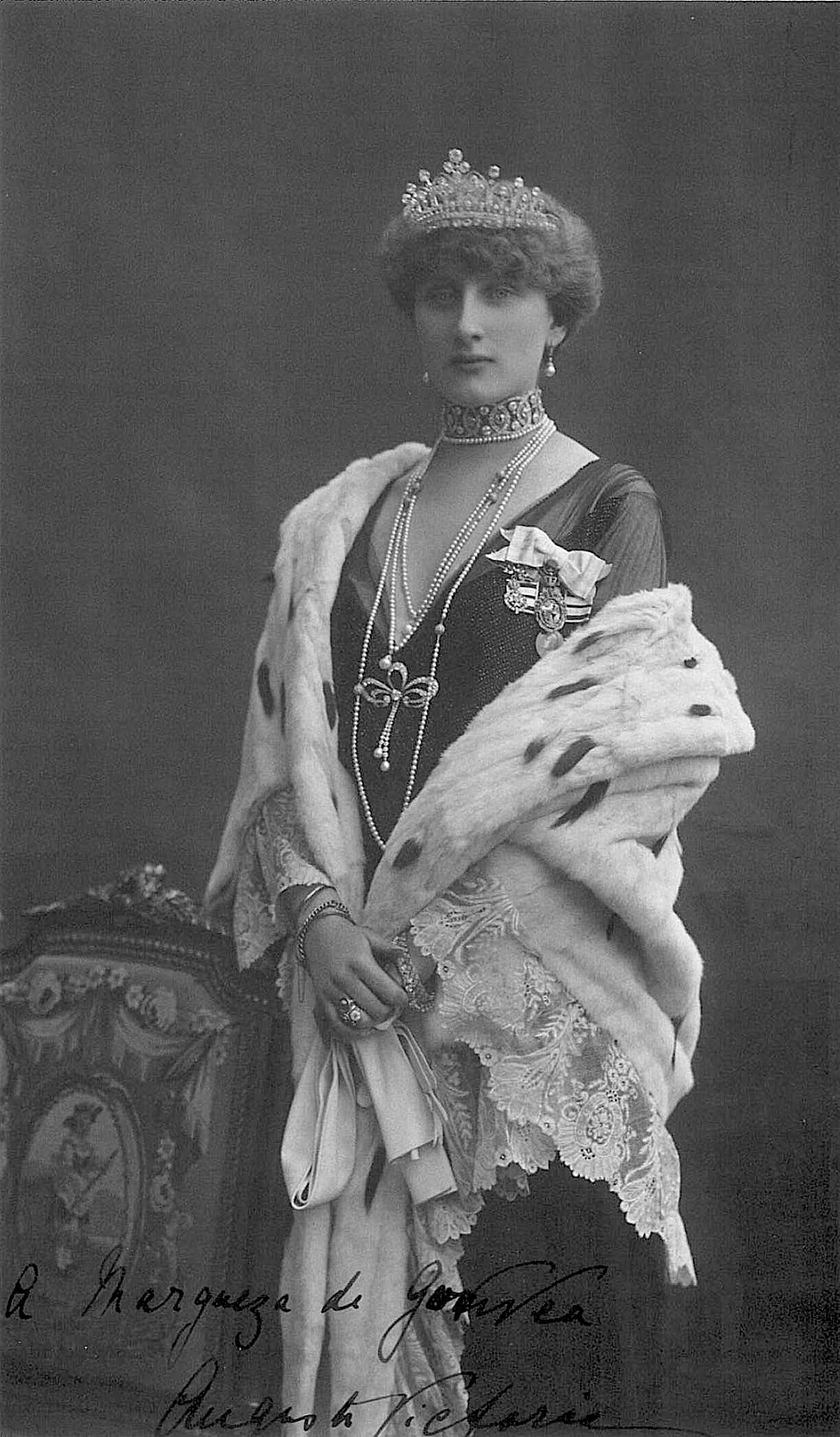 Retrato de Augusta Vitória de Hohenzollern-Sigmaringen