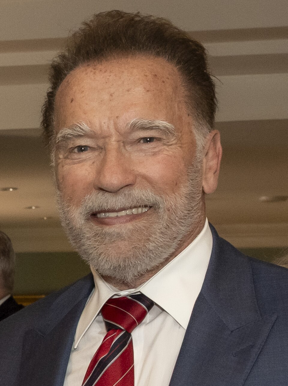 Retrato de Arnold Schwarzenegger