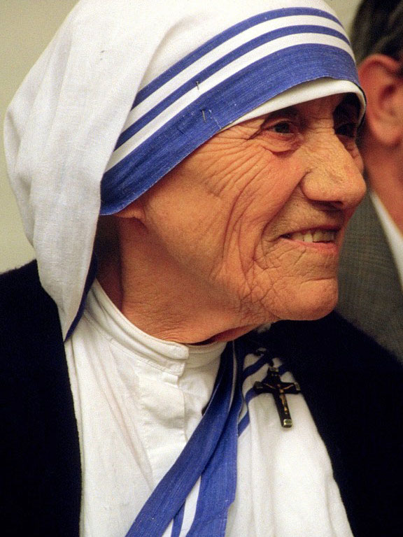 Retrato de Madre Teresa de Calcutá