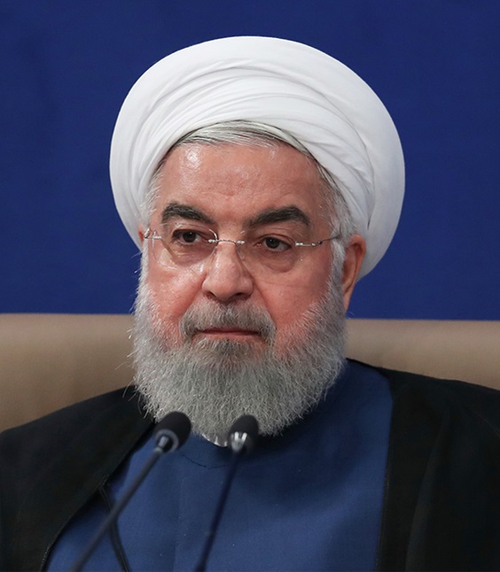 Retrato de Hassan Rohani