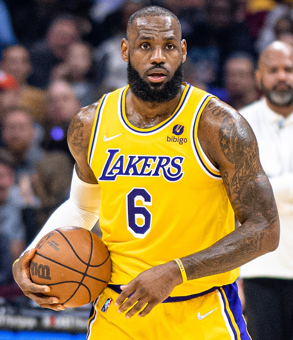 Retrato de LeBron James