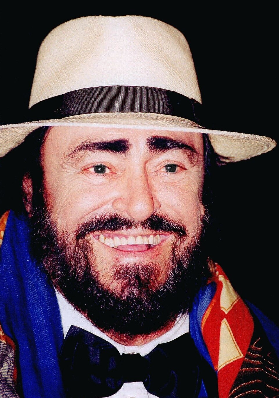 Retrato de Luciano Pavarotti