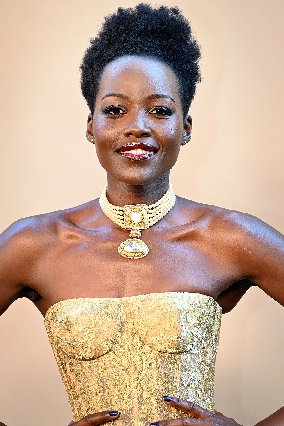 Retrato de Lupita Nyong'o