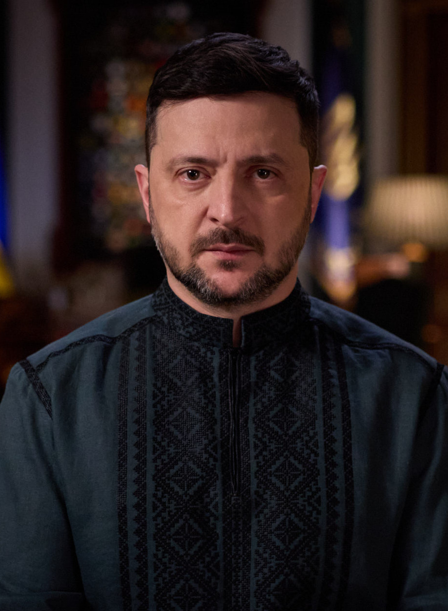 Retrato de Volodymyr Zelenski
