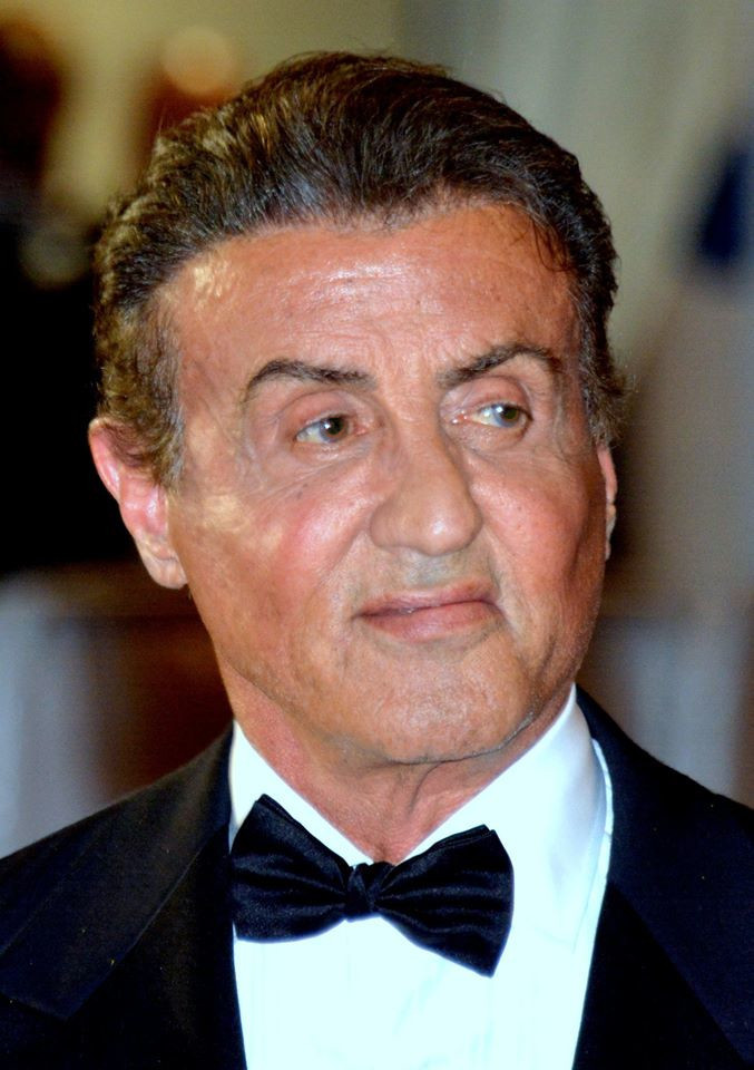 Retrato de Sylvester Stallone