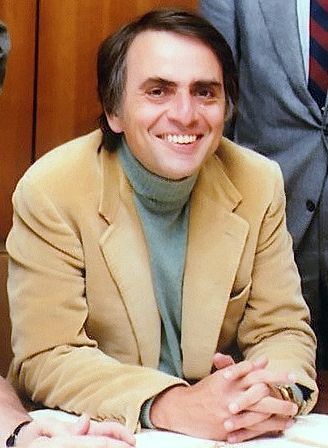 Retrato de Carl Sagan