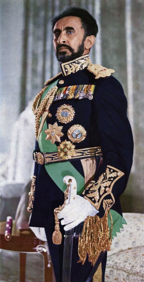 Retrato de Haile Selassie