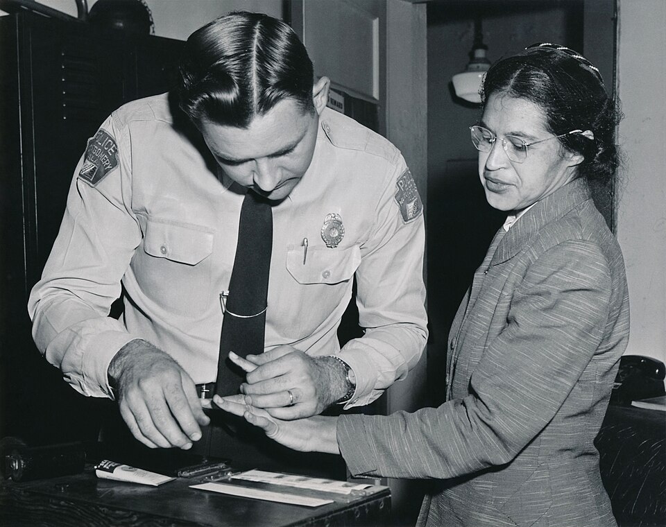 Retrato de Rosa Parks