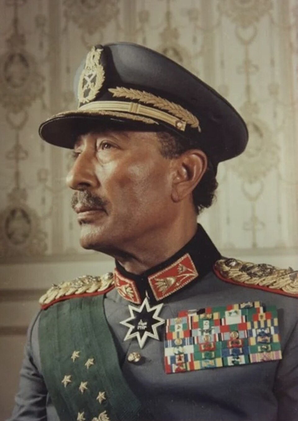 Retrato de Anwar Sadat