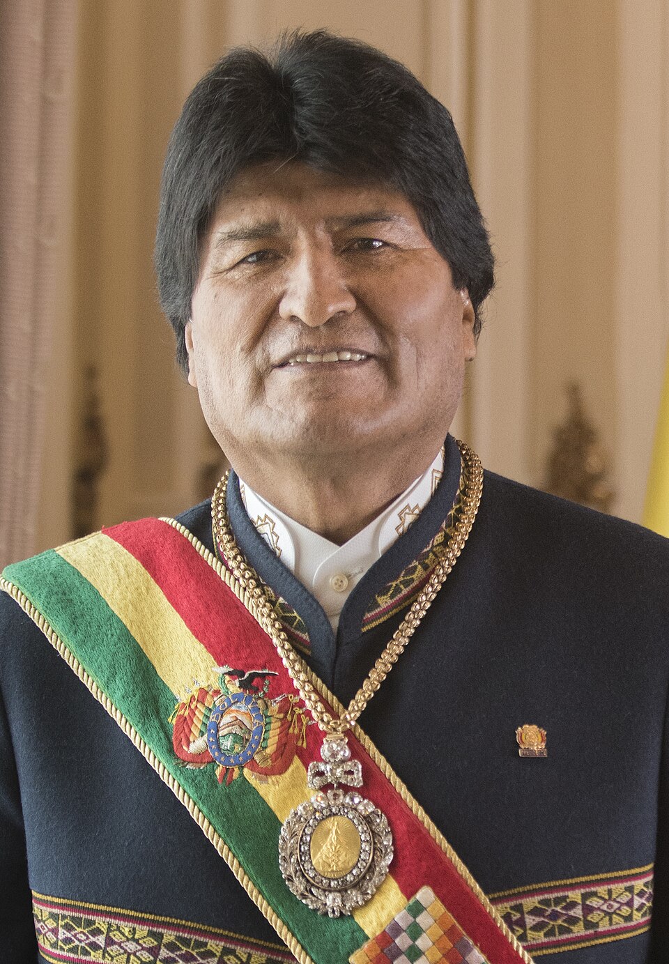 Retrato de Evo Morales
