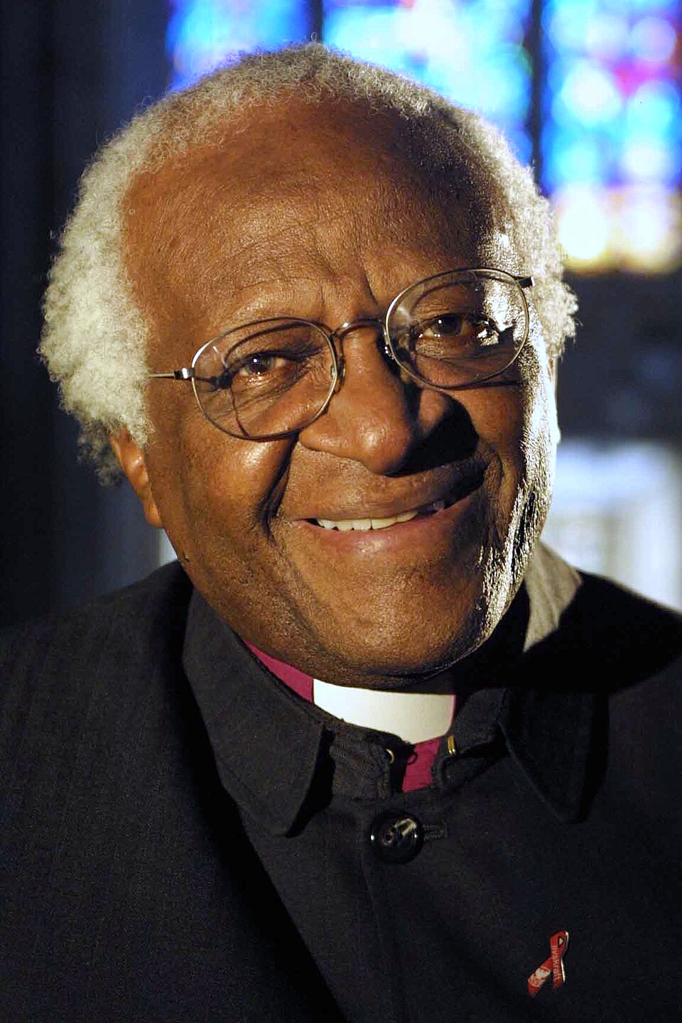 Retrato de Desmond Tutu
