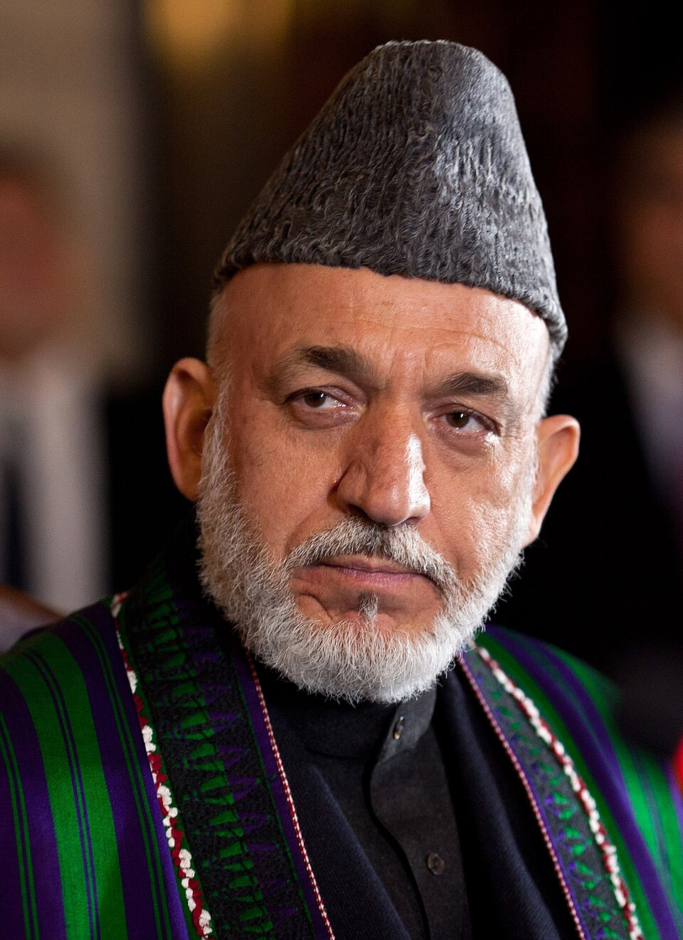 Retrato de Hamid Karzai