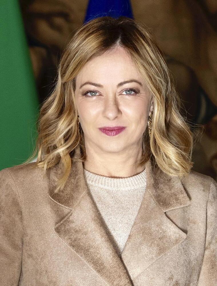 Retrato de Giorgia Meloni