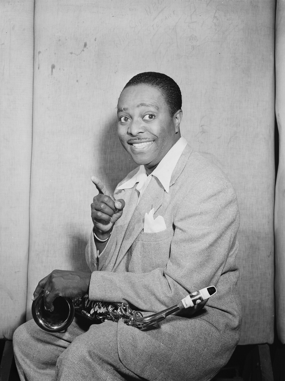 Fotografia de Louis Jordan e Ray Charles