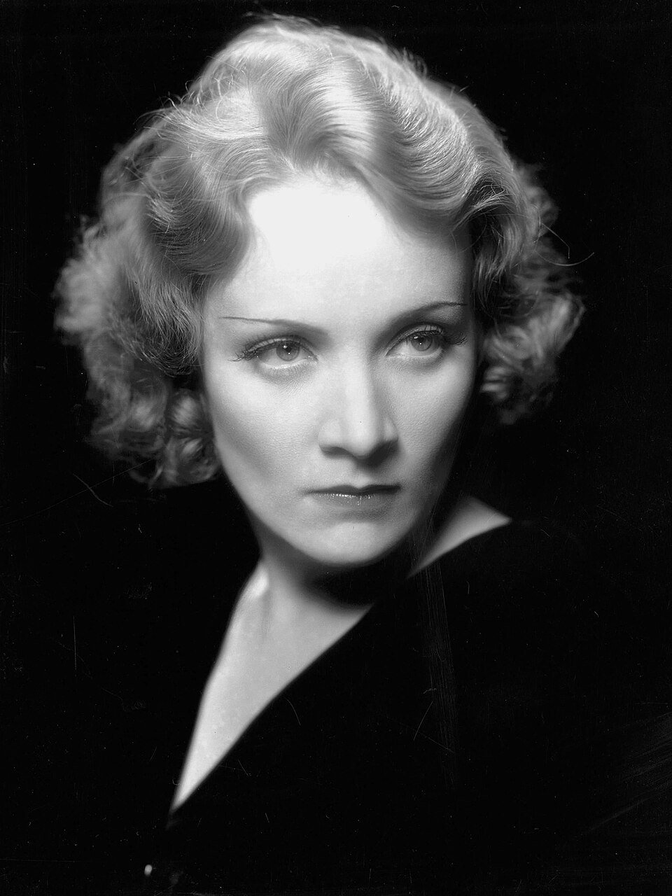 Retrato de Marlene Dietrich