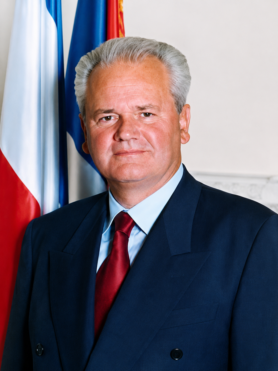 Retrato de Slobodan Milošević
