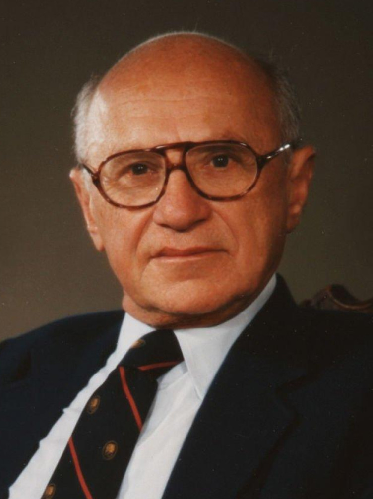 Retrato de Milton Friedman