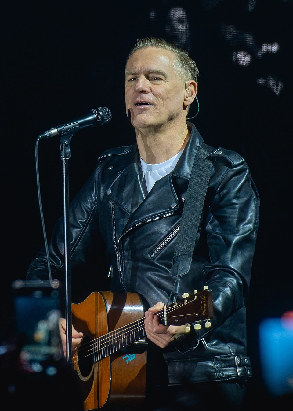 Retrato de Bryan Adams