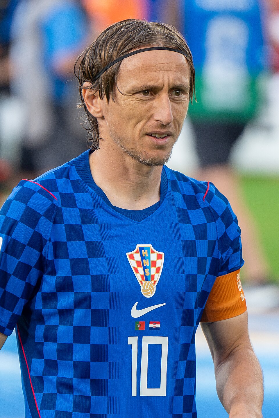 Retrato de Luka Modrić