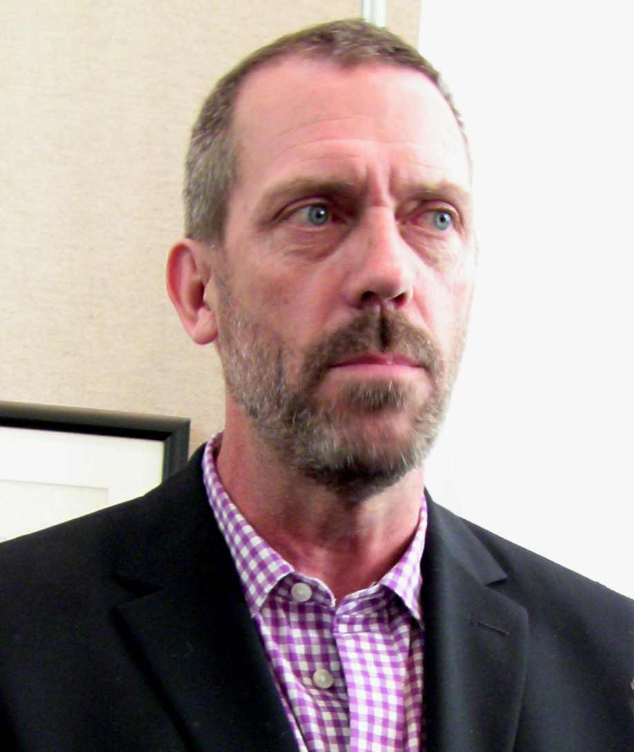 Retrato de Hugh Laurie