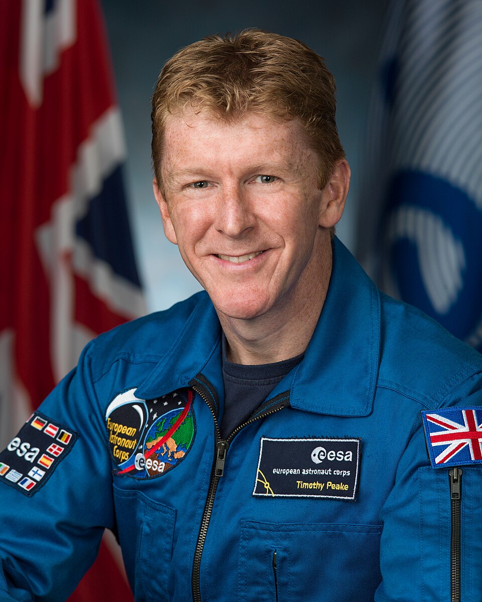 Retrato de Tim Peake