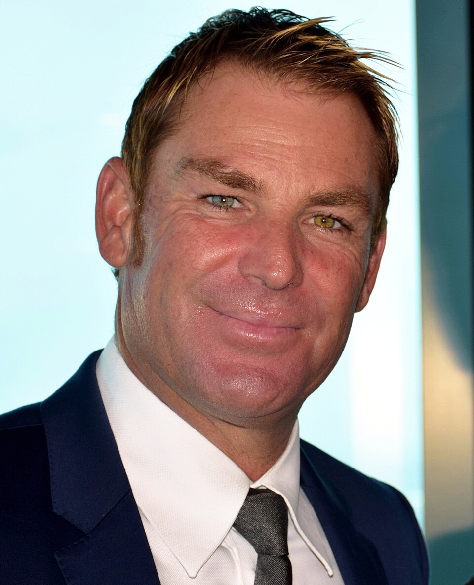 Retrato de Shane Warne