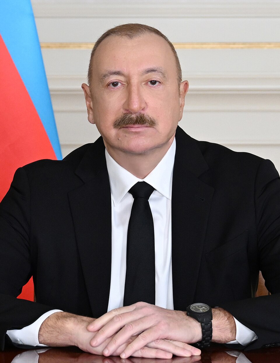 Retrato de Ilham Aliyev