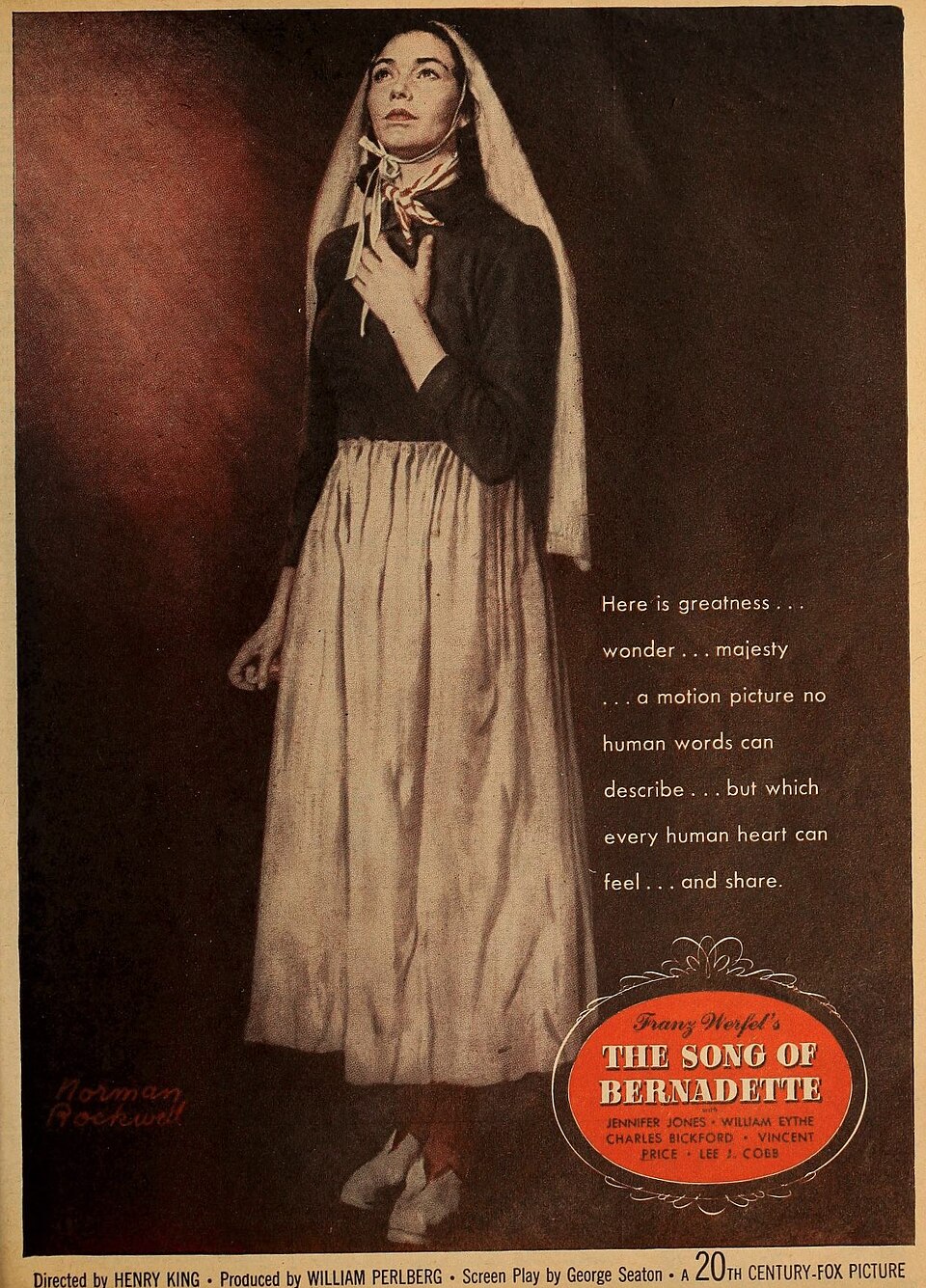 Retrato de The Song of Bernadette